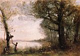 Jean-Baptiste-Camille Corot Les Petits Denicheurs painting